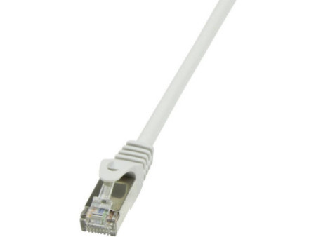 LogiLink Câble Patch, Cat. 5e, F/UTP, 7,5 m, gris, gaine en