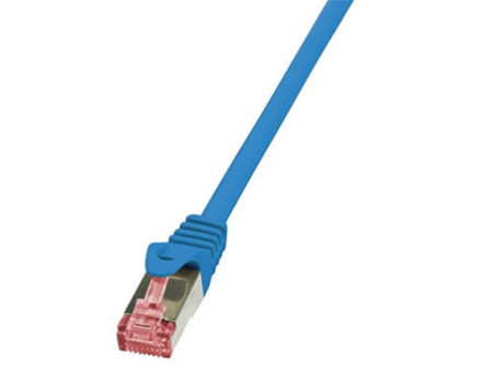 LogiLink Câble patch, Cat. 6, S/FTP, 0,25m, bleu