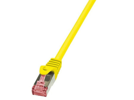 LogiLink Câble patch, Cat. 6, S/FTP, 0,5m, jaune