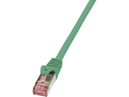Logilink Câble patch, Cat.6, S/FTP, 1,5 m, vert