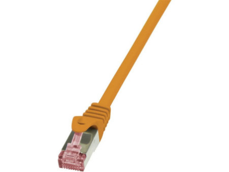 LogiLink Câble patch, Cat. 6, S/FTP, 1,5 m, orange