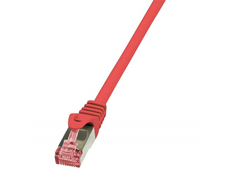 LogiLink Câble patch, Cat. 6, S/FTP, 2 m, rouge