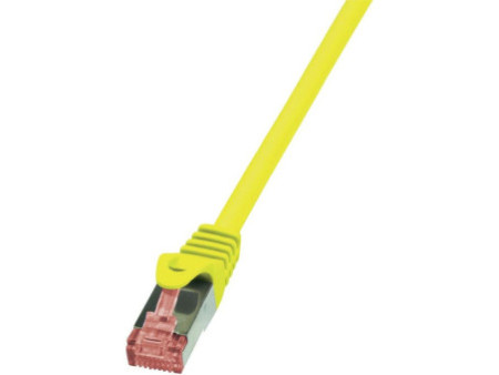 LogiLink Câble patch, Cat. 6, S/FTP, 7,5 m, jaune