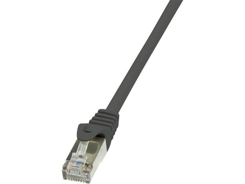 LogiLink Câble patch, Cat. 6, F/UTP, 5,0 m, noir, gaine en