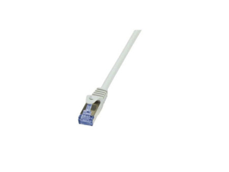 LogiLink Câble patch, Cat. 6A, S/FTP, 0,5 m, gris