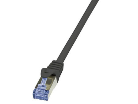 LogiLink Câble patch, Cat. 6A, S/FTP, 1,5 m, noir