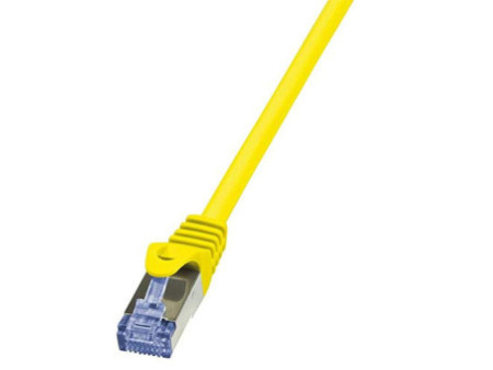 LogiLink Câble patch, Cat. 6A, S/FTP, 2,0 m, jaune