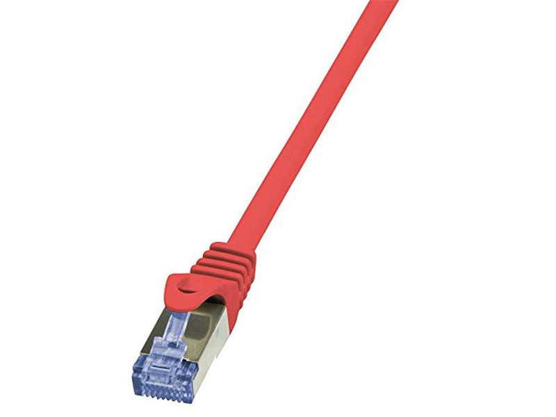 LogiLink Câble patch, Cat. 6A, S/FTP, 3 m, rouge