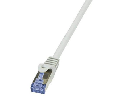 LogiLink Câble patch, Cat. 6A, S/FTP, 10 m, gris