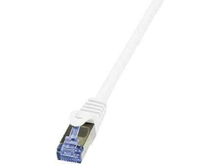 LogiLink Câble patch, Cat. 6A, S/FTP, 50,0 m, blanc
