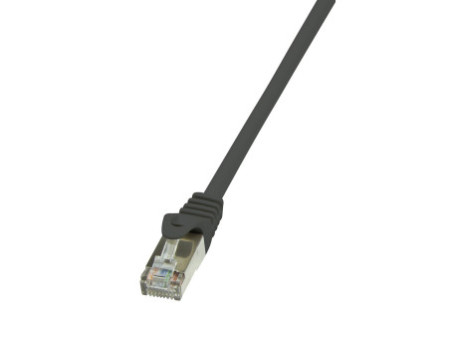 LogiLink Câble Patch, Cat. 5, F/UTP, 7.5 m, noir, gaine en