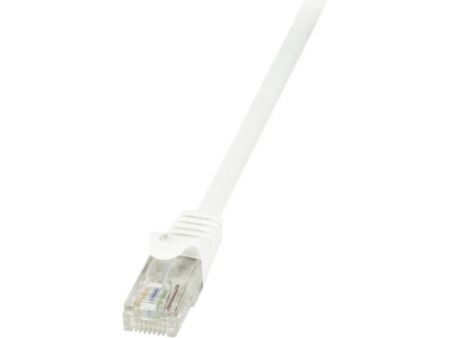 LogiLink Câble patch EconLine, Cat. 6, U/UTP, 0,25 m, blanc
