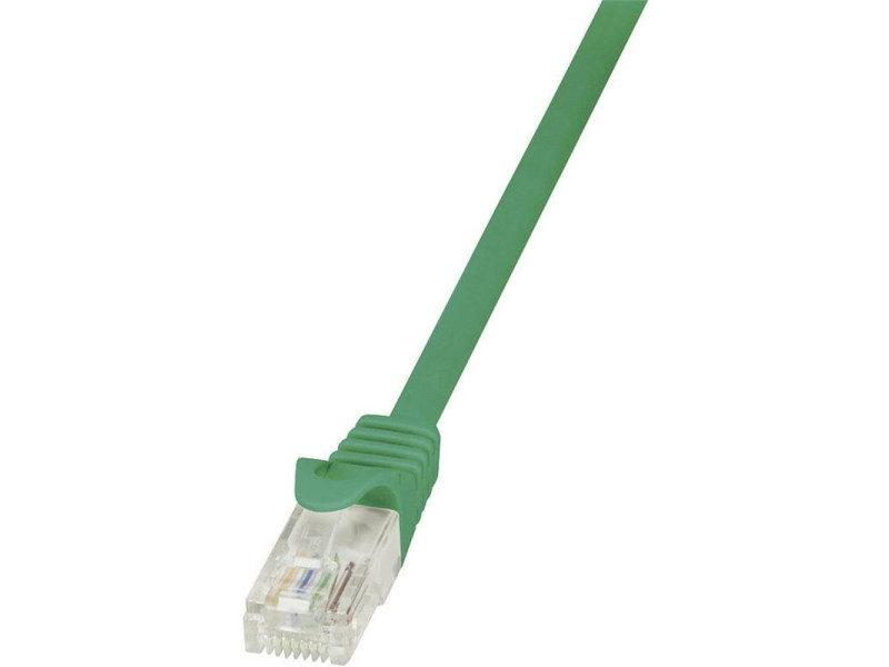 LogiLink Câble patch EconLine, Cat. 6, U/UTP, 0,25 m, vert