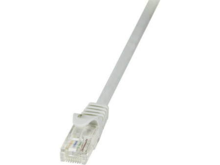 LogiLink Câble patch EconLine, Cat. 6, U/UTP, 0,5 m, gris