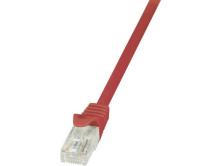LogiLink Câble patch EconLine, Cat. 6, U/UTP, 2 m, rouge