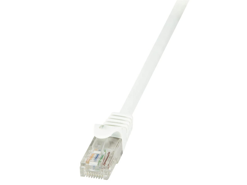 LogiLink Câble patch EconLine, Cat. 6, U/UTP, 3 m, blanc