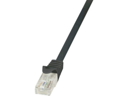 LogiLink Câble patch EconLine, Cat. 6, U/UTP, 7,5 m, noir