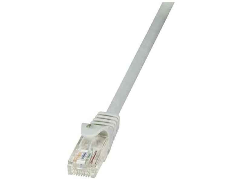 LogiLink Câble patch EconLine, Cat. 6, U/UTP, 10 m, gris