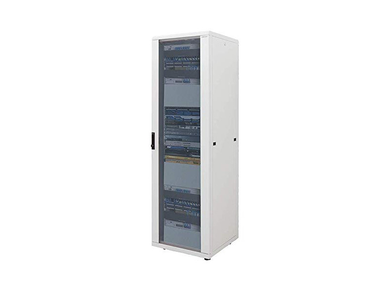 LogiLink Baie réseau 19', 22 U, gris clair (RAL 7035)