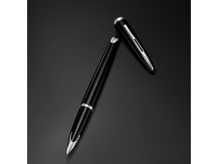 WATERMAN Stylo plume Carène, Laque Noire S.T.