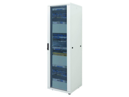 LogiLink Baie réseau 19', 42 U, gris clair (RAL 7035)