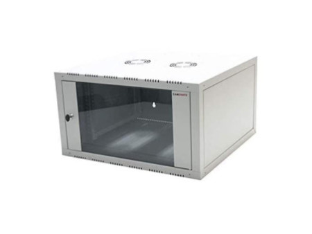 LogiLink Coffret mural, une pièce, 9 U, gris clair