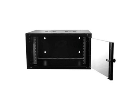 LogiLink Coffret mural 19', une pièce, 15 U, noir