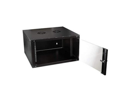 LogiLink Coffret mural 19', une pièce, 15 U, noir