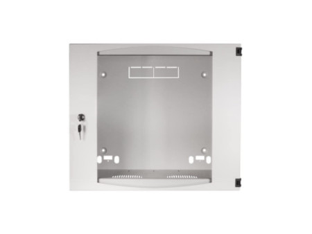 LogiLink Coffret mural 19', une pièce, 6 U, gris clair