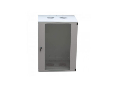 LogiLink Coffret mural 19', une pièce, 12 U, gris clair