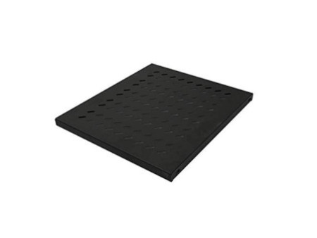 LogiLink Etagère 19', 1 U, montage fixe, (P)700 mm, noir