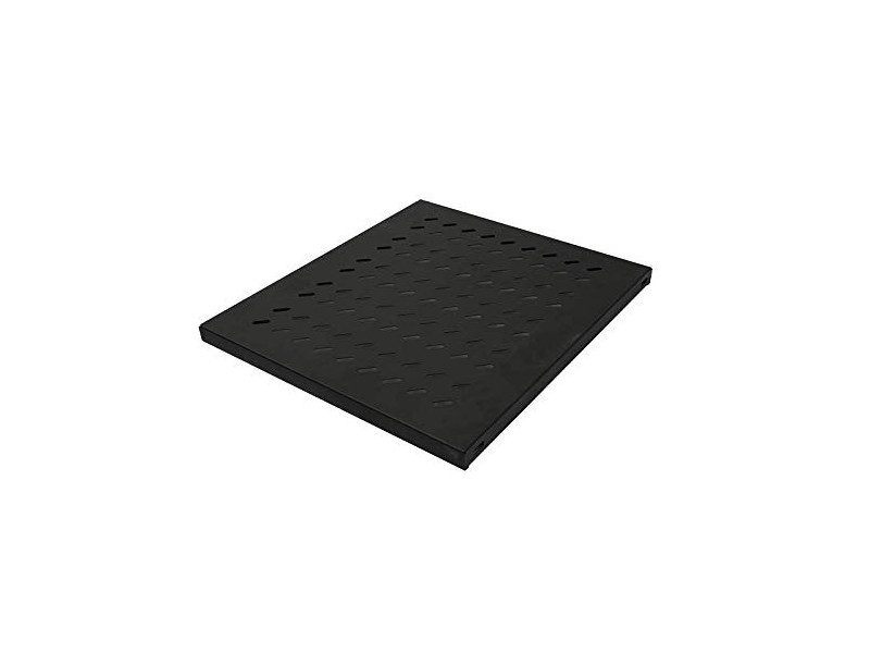 LogiLink Etagère 19', 1 U, montage fixe, (P)900 mm, noir
