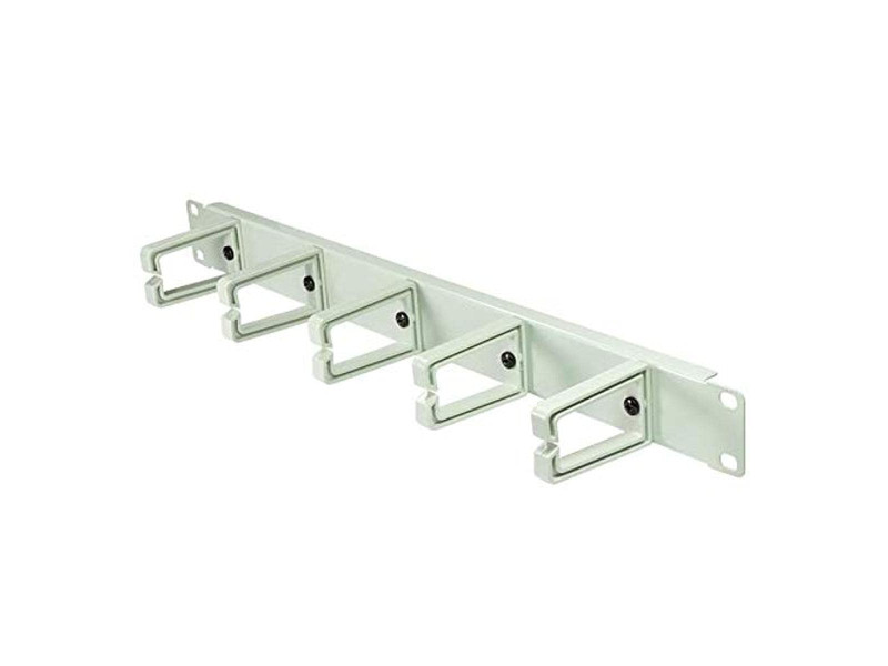 LogiLink Panneau de gestion de câbles 19', 1 U, 5 anneaux en
