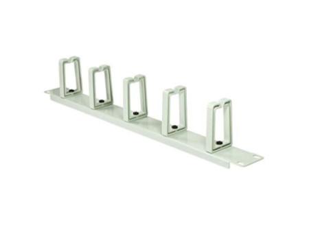LogiLink Panneau de gestion de câbles 19', 1 U, 5 anneaux en