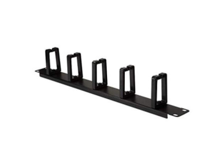 LogiLink Panneau de gestion de câbles 19', 1 U, 5 anneaux en