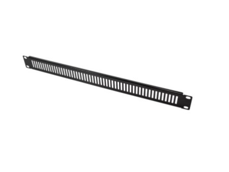 LogiLink Plaque obturatrice 19', 1 U, noir (RAL9005)