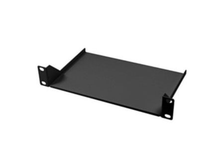 LogiLink Etagère 10', 1 U, montage fixe, (P)150 mm, noir