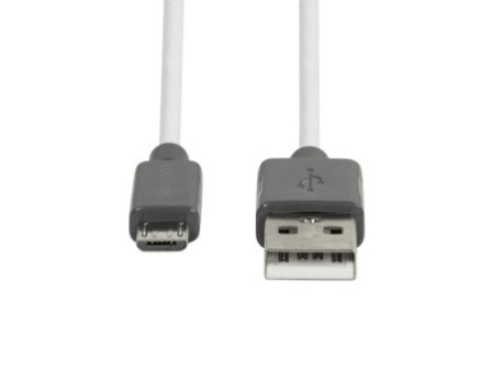 LogiLink Câble USB 2.0, USB A - micro USB B mâle, 1,8 m