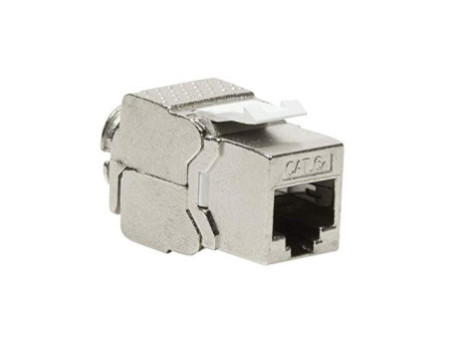 LogiLink Module Keystone Cat.6A, classe EA, blindé, gris