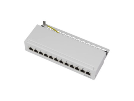 LogiLink Panneau de brassage de bureau Cat. 6A, 12 ports,