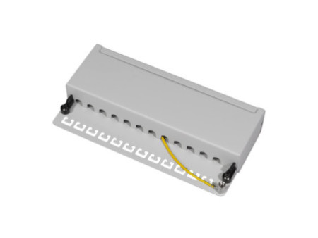 LogiLink Panneau de brassage de bureau Cat. 6A, 12 ports,