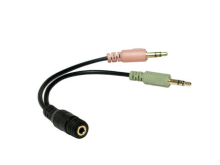 LogiLink Câble audio, 2 x jack mâle - jack femelle