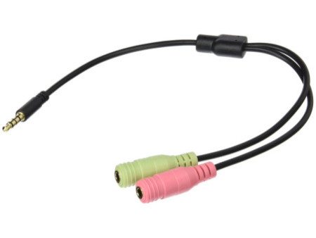 LogiLink Câble audio, jack mâle - 2 x jack femelle
