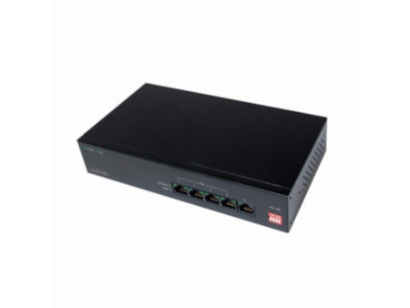 LogiLink Switch de bureau Fast Ethernet PoE, 5 ports