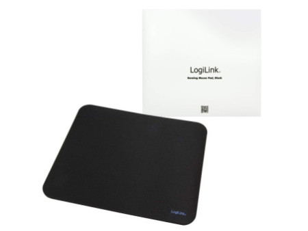 LogiLink Tapis de souris Gaming, noir