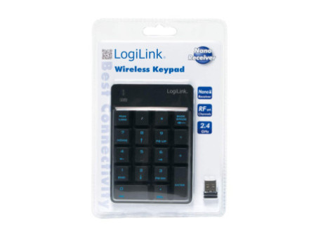 LogiLink Pavé numérique ID0120, sans fil