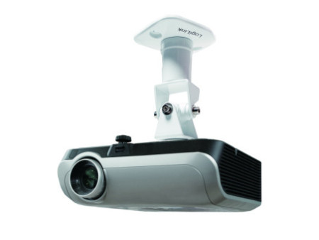 LogiLink Support de plafond pour vidéoprojecteur, blanc