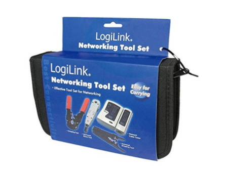 LogiLink Kit d'outils pour réseau, 55 pièces