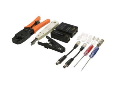 LogiLink Kit d'outils pour réseau, 55 pièces
