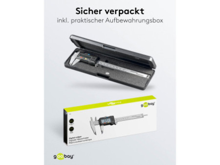 LogiLink Pied à coulisse numérique
